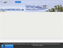 Tablet Screenshot of flugwerbung.de